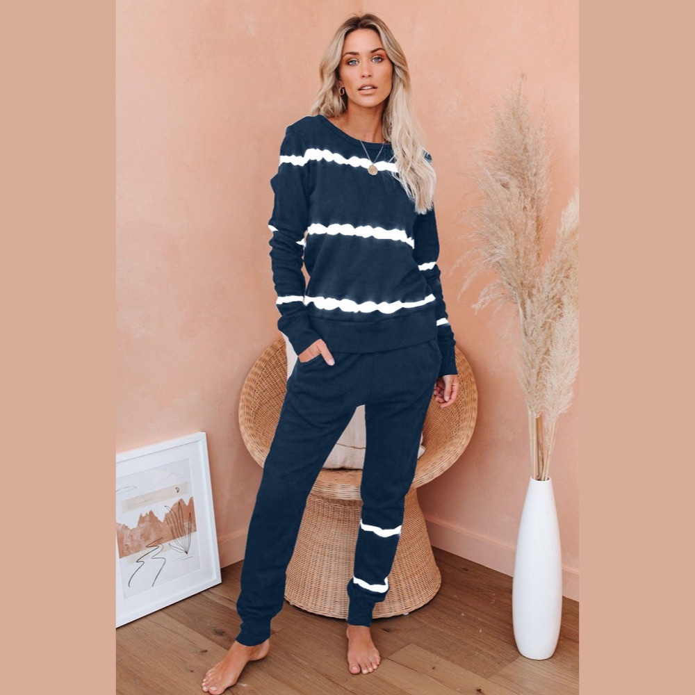 Courtney Lounge Set, Navy Blue